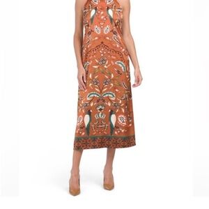 House of Harlow 1960 Tropical Patterned Midi Dress